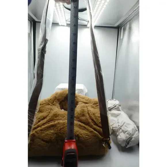 Foley + Corinna Hygge Tower Faux Fur Top Handle Crossbody Bag Tan New NWT H4 - Picture 11 of 11